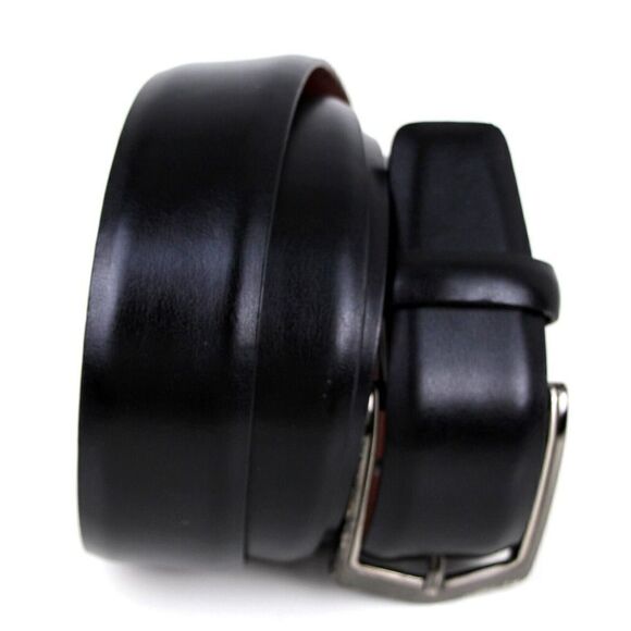 Penguin BLACK GENUINE LEATHER 1.25"Wd CASUAL DRESS MEN'S BELT Sz 40/100 (A15 - Picture 1 of 13